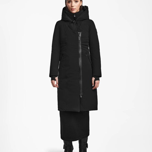 Rudsak MUSA WOMEN'S FITTED DOWN PARKA WITH REMOVABLE FAUX FUR - Picture 13 of 14